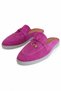 Real Leather Fuchsia Suede Daily Women's Slippers - 7