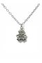 Skateboard Figured Necklace – Silver Color Zamak Metal Skateboard Themed Unisex Jewelry