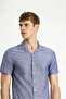 Short Sleeve Regular Fit Patterned Sports Cotton Shirt - 4