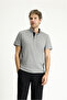 Polo Neck Slim Fit Cotton Slim Fit T-Shirt - 3