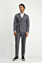 8 Drop Muscle Fit Long Athletic Cut Striped Waist Buckled Double-Breasted Suit