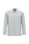 Long Sleeve Slim Fit Slim Fit Printed Cotton Shirt