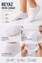 12 Pairs White Cotton Unisex Booties Socks |   Anti-Sweat Daily Socks Set - 2