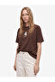 Comfortable Fit Short Sleeve Cat Embroidered Crew Neck Cotton T-Shirt - 2