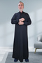 Prayer Robe,Saudi Arabian Design,front Buttons Hidden And Long Sleeve Buttoned Pocket,Dishdasha clothing