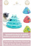 # Cattoy 3-Tier Cat Headed Ball Moving Petzoom Tower Educational Cat Toy 19.5 cm X 24C - 2