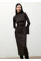 Slim-Fit Bell-Sleeve Dress