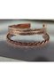 100% Pure Copper Bracelet-Ayetel Kursi Twisted Set Copper Bracelet - 7