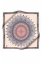 100% Twill Silk Shawl Patterned Powder Colored 90X90 Scarf Sewing Shape: Hand Sewing - 5