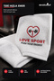 Embroidered Sports Towel Cotton, Anti-Bacterial, Sweat-Absorbent Fitness Plates Boxing Tennis Sports Towel - 3