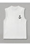 Printed Sleeveless Tshirt Men's Zero Sleeve Clothing Sportswear Oversized T-Shirt