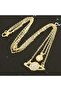 Gldisptm Saturn New Season (44324) Double Necklace-Yellow