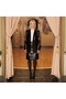 Keinxdesa Black Women's Leather Blazer Jacket - 6