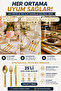 Set of 75 Gold Plastic Forks, Spoons and Knives, Hard Luxury Disposable Party Invitation Serving Set - 3