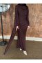 Adriana Evening Dress with Cape on the Shoulder and Embellished Stones - 3
