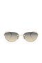 Uv400 Protection Rimless Cat Eye Women Sunglasses Gold Color Plg-2122C3 - 3