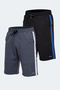 Polona Set of 2 Men's Capri Shorts with Pockets