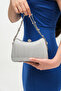 Silver Wavy Women's Evening Dress Wedding Bag - 5