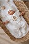 100% Cotton Premium Newborn Hospital Release 5-Piece Collared Short Sleeve Set Aslan - 2