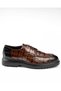 Italian Style Internal and External Natural Leather Men's Shoes Brown T12988 - 4