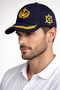 Unisex Navy Blue Captain Hat Embroidered Sailor Hat Adjustable Sports Cap - 3