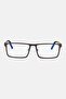 Men WRJ1775S Rectangular Reading Glass, Gunmetal