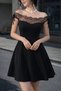 Women's Madonna Collared Lace Short Janjan Crepe Dress - 2