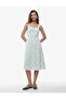 Strappy Floral Blue Women's Dress 6Sak80245Ew