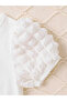 Girls White Puff Sleeve Top and Ruffle Mini Skirt Set - 5