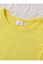 Girls Yellow Daisy Print Top and Skirt Set - 4