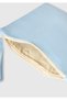 Unisex Light Blue Maxi Size Canvas Accessory Bag - 3