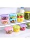 VIO® 6 PCS Colorful Plastic Mini Food Storage Containers with Lids - 5