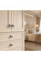 Porcelain White Color Metal Base Handle Furniture Wardrobe Cabinet Door Handle Drawer Handle (1 Piece) - 5