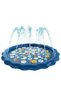Sprinkler for Kids, Splash Pad, and Wading Pool for Learning - Children's Sprinkler Pool, 68" Inflatable Water Toys -"from A to Z" Outdoor Swimming Pool for Babies and Toddlers