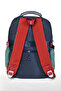 Teddy Bear Detailed Colorful School Bag Navy Blue - 2