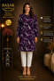 Moda Başak 100% Cotton Woven Patterned Tunic Comfortable Cut Plus Size