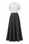 Women's High Waist A-Line Long Maxi Skirt - 4