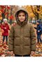 Boy's Pocket Detailed Long Sleeve Water Repellent Hooded Coat - 6