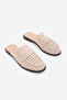 Women's Hand-Knitted Closed-Front Casual Slippers Argis Beige - 5