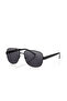 Men's Sunglasses with Metal Frame with Uv400 Protection Black Color Plg-2133C1 - 4