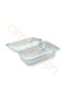 100 Pieces of 750 Gr Leak-Proof Transparent Plastic Storage Container with Curved Lid – Container for Cheese, Olives, Pickles - 2