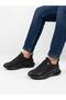 Men's Black Genuine Leather Orthopedic Thick Soled Casual Sneaker Shoes - 2