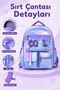 3-Piece School Bag Set, Thermal Insulated Lunch Bag and Double Compartment Pencil Case - 3