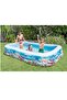 Ih58485 Fish-Patterned Transparent Family Pool - 2