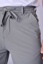 Men's Elastic Waist Flat-Leg Lycra Jogger Pants with Side Pockets - 5