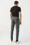 Ds Damat Comfort Gray Plain Travel Fabric Trousers - 4