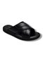 170-26 Genuine Leather Ultra Soft Cross Band Anatomical Men's Slippers 40-47