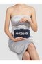 Navy Blue Color Z.A.R.A. Satin Crystal Stone Embroidered Chain Women's Evening Dress Bag Wedding Engagement Graduation