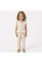 Girl's Ruffled Holiday Shirt Set - 2