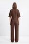 Brown Half-Sleeve Trousers Set 18000 - 3